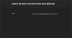 Desktop Screenshot of napasportsnutrition.com