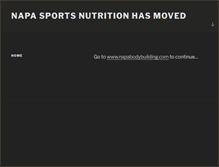 Tablet Screenshot of napasportsnutrition.com